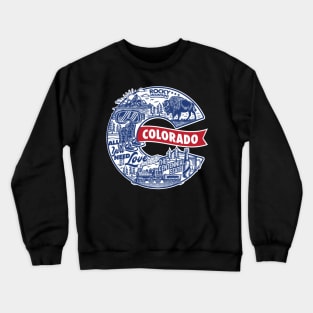 Classic Colorado Blues Crewneck Sweatshirt